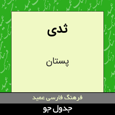 تصویری از ثدی