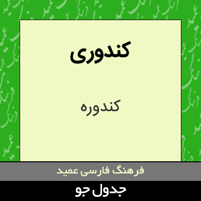 تصویری از کندوری