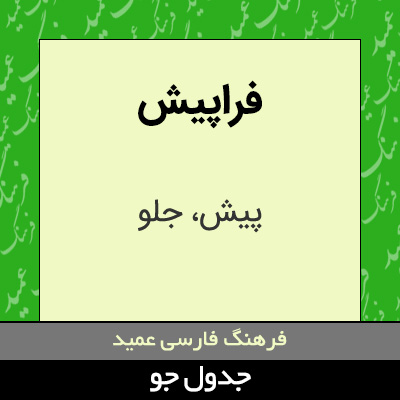 تصویری از فراپیش