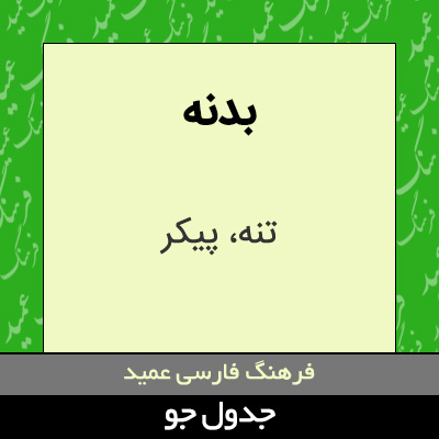 تصویری از بدنه