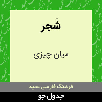 تصویری از شجر