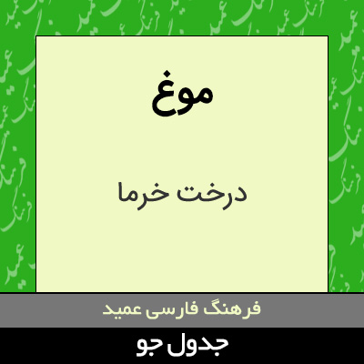 تصویری از موغ