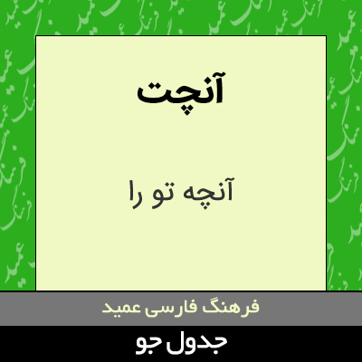 تصویری از آنچت