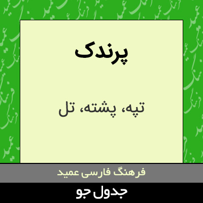 تصویری از پرندک