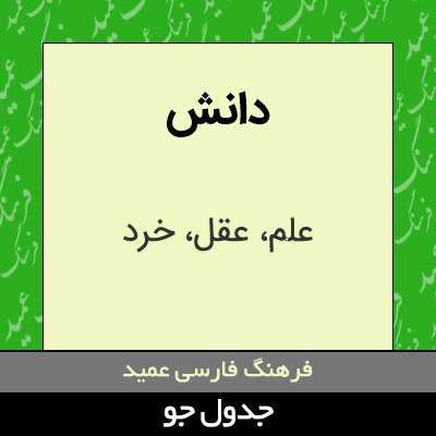 تصویری از دانش