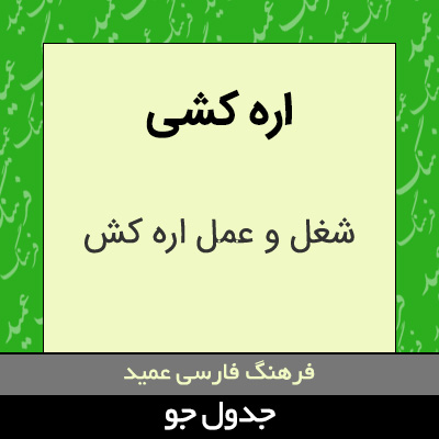 تصویری از اره کشی