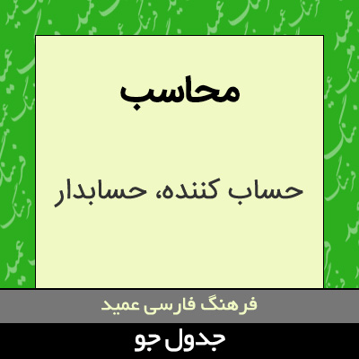 تصویری از محاسب