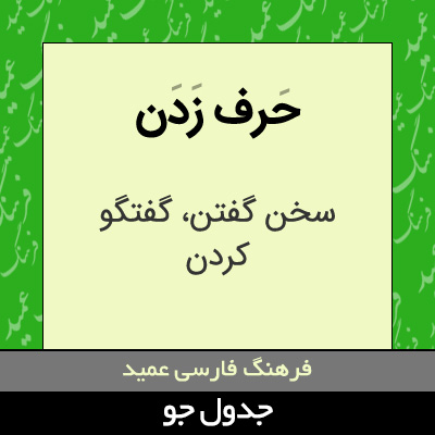 تصویری از حرف زدن