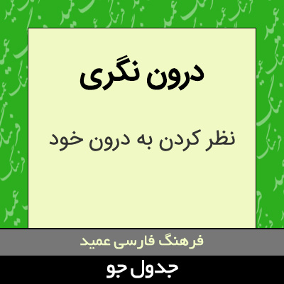 تصویری از درون نگری