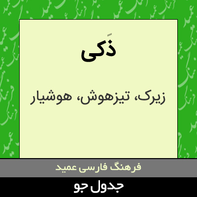 تصویری از ذکی