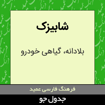 تصویری از شابیزک