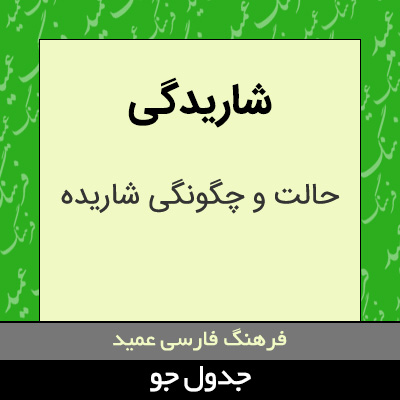 تصویری از شاریدگی