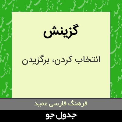 تصویری از گزینش