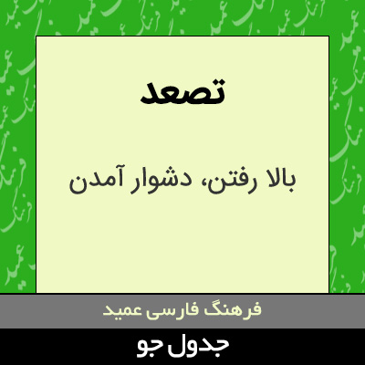 تصویری از تصعد