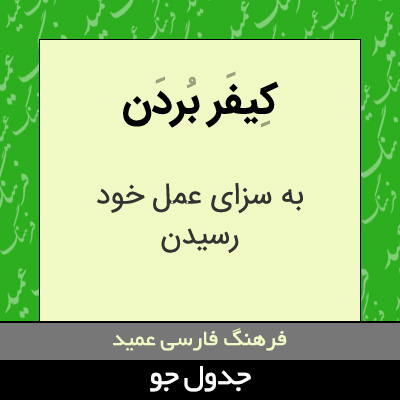 تصویری از کیفر بردن