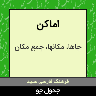 تصویری از اماکن