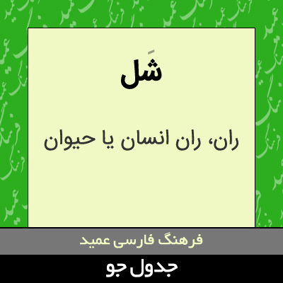 تصویری از شل