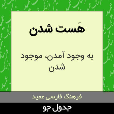 تصویری از هست شدن