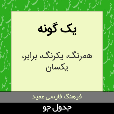 تصویری از یک گونه