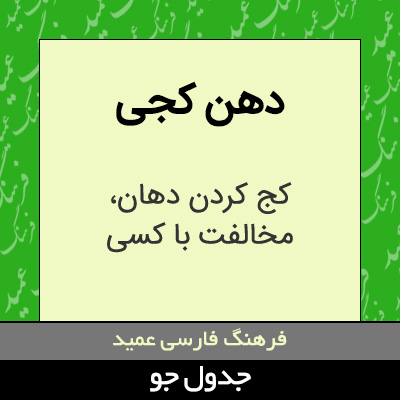 تصویری از دهن کجی