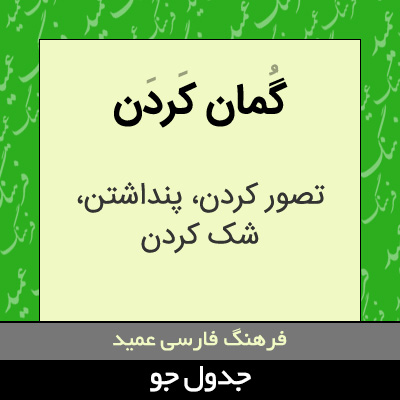 تصویری از گمان کردن
