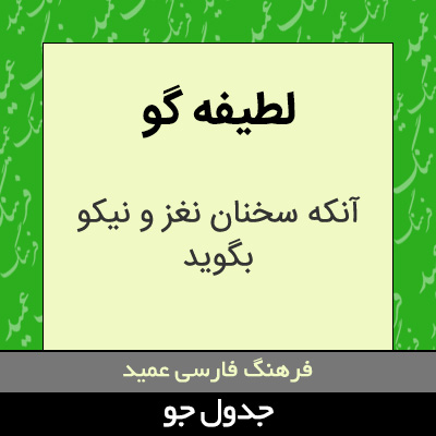 تصویری از لطیفه گو