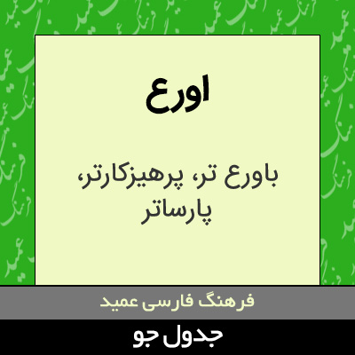 تصویری از اورع