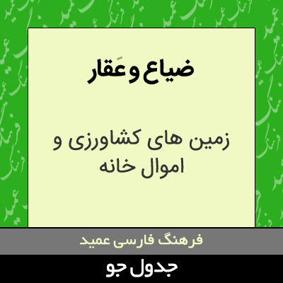 تصویری از ضیاع و عقار