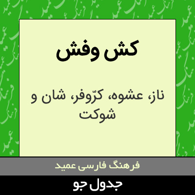 تصویری از کش وفش