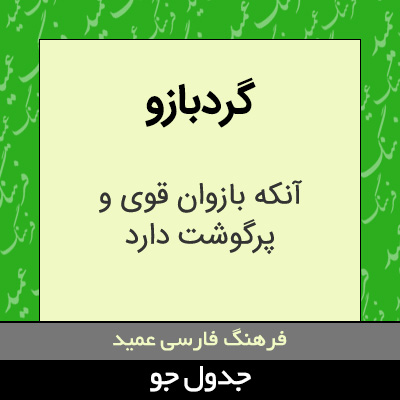 تصویری از گردبازو