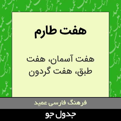 تصویری از هفت طارم