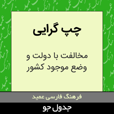 تصویری از چپ گرایی