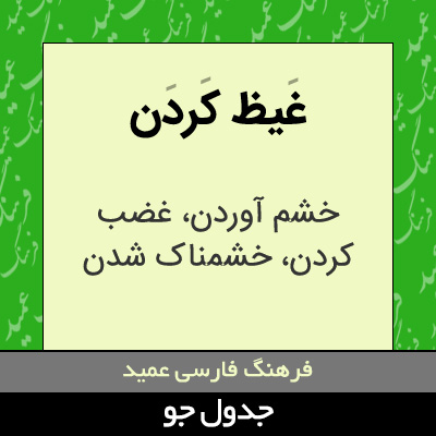 تصویری از غیظ کردن