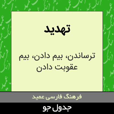 تصویری از تهدید