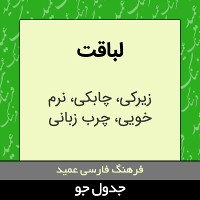 تصویری از لباقت