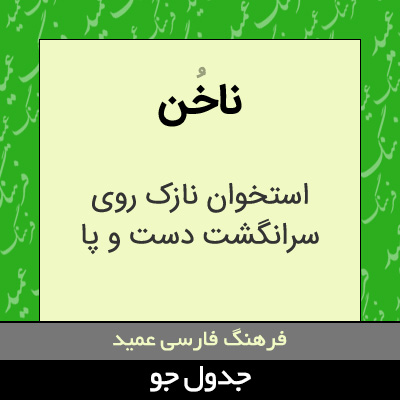 تصویری از ناخن