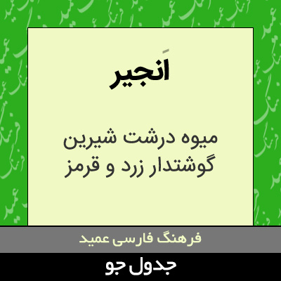 تصویری از انجیر