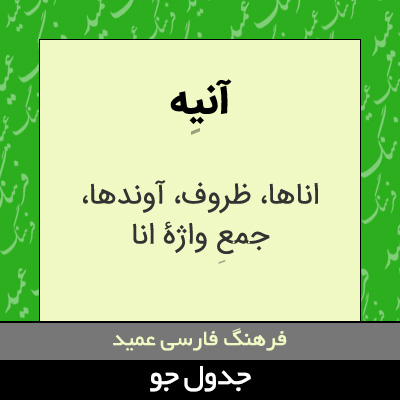 تصویری از آنیه