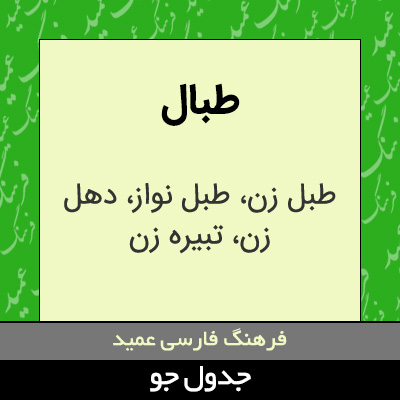 تصویری از طبال