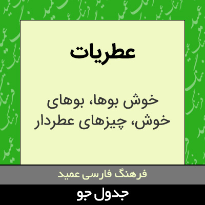 تصویری از عطریات