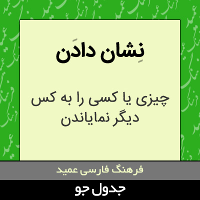 تصویری از نشان دادن