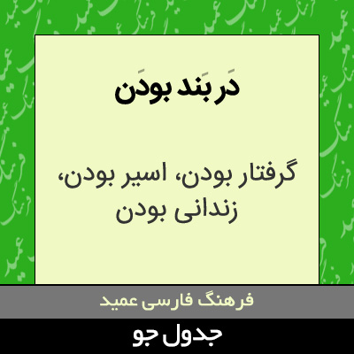 تصویری از در بند بودن