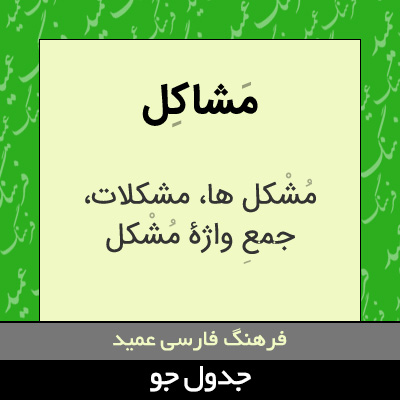 تصویری از مشاکل