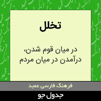 تصویری از تخلل