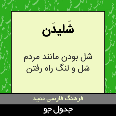 تصویری از شلیدن