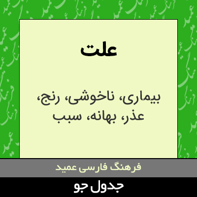 تصویری از علت