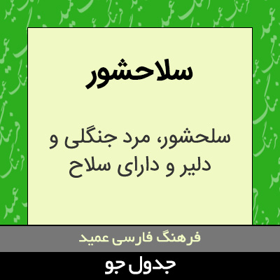 تصویری از سلاحشور