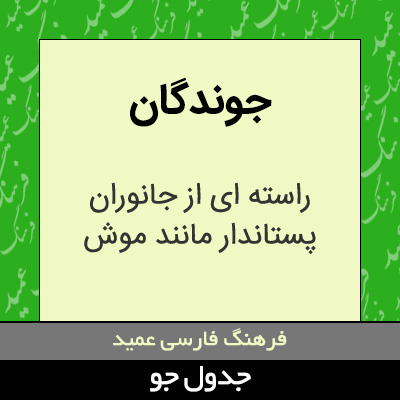 تصویری از جوندگان