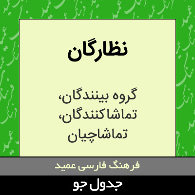 تصویری از نظارگان