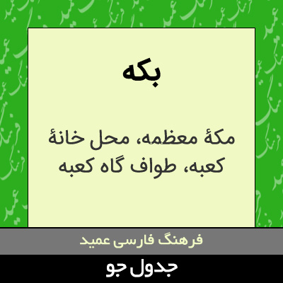 تصویری از بکه